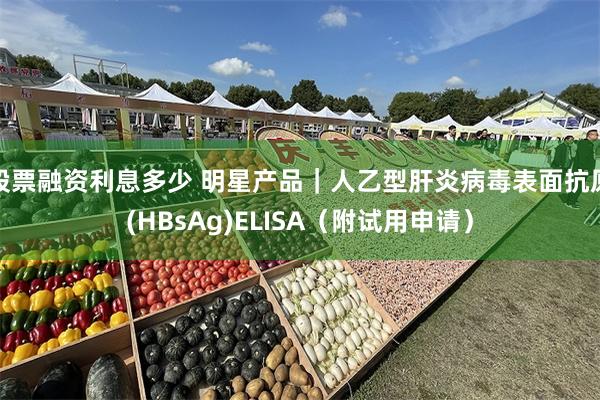 股票融资利息多少 明星产品｜人乙型肝炎病毒表面抗原(HBsAg)ELISA（附试用申请）