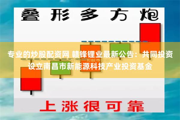 专业的炒股配资网 赣锋锂业最新公告：共同投资设立南昌市新能源科技产业投资基金