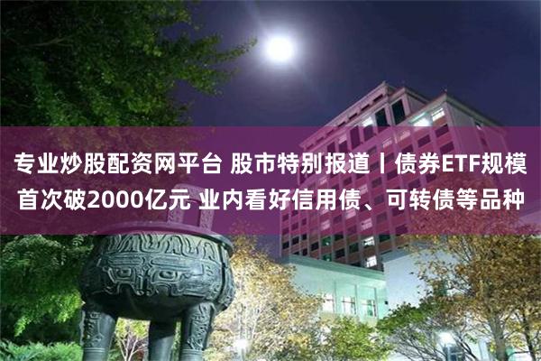 专业炒股配资网平台 股市特别报道丨债券ETF规模首次破2000亿元 业内看好信用债、可转债等品种