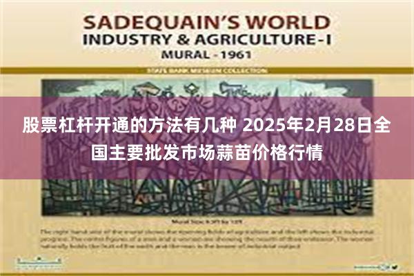 股票杠杆开通的方法有几种 2025年2月28日全国主要批发市场蒜苗价格行情